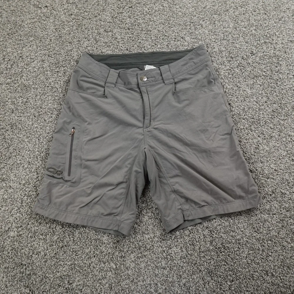 Outdoor Research Shorts Mens 28 Gray Ferossi Cargo Gorpcore Nylon Hiking Stretch